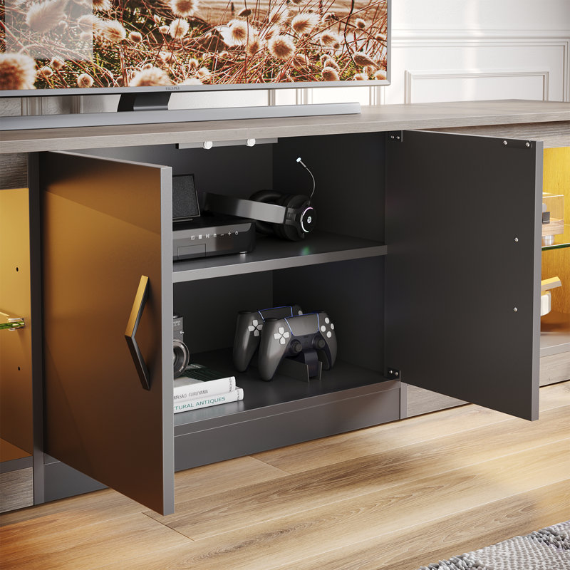 Wade Logan® Brandenburg TV Stand for TVs up to 75" & Reviews Wayfair